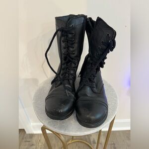 Steve Madden Troopa Leather Boots